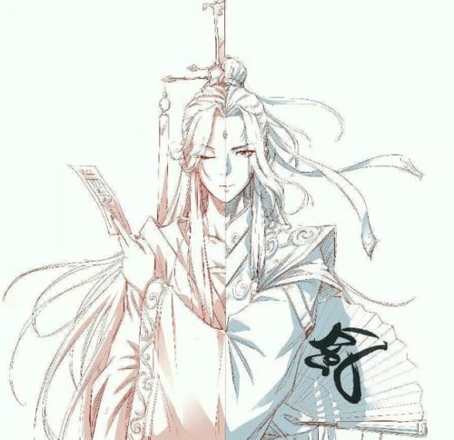 动漫人物线稿,线稿临摹素材
