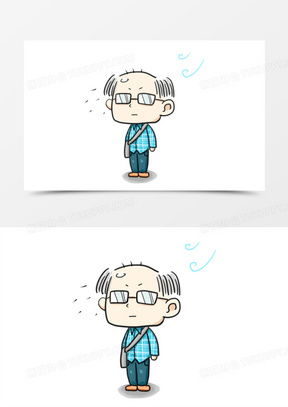 可爱小人表情包素材气功
