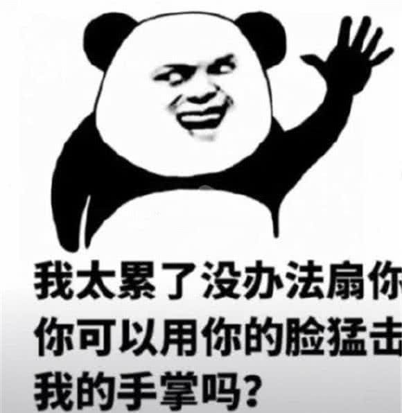 熊猫头怼人表情包雾散了,云飘了,你又开始叫嚣了