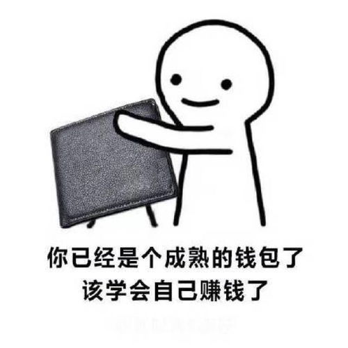 近期热门表情包你已经是个成熟的钱包了,该学会自己赚钱了