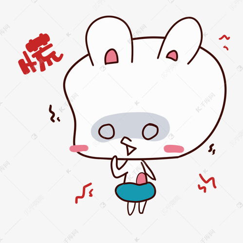 手绘慌乱表情插画素材图片免费下载千库网