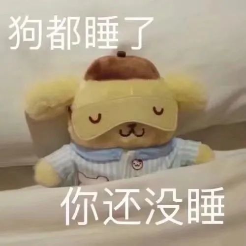 表情包你怎么还不来陪我睡觉