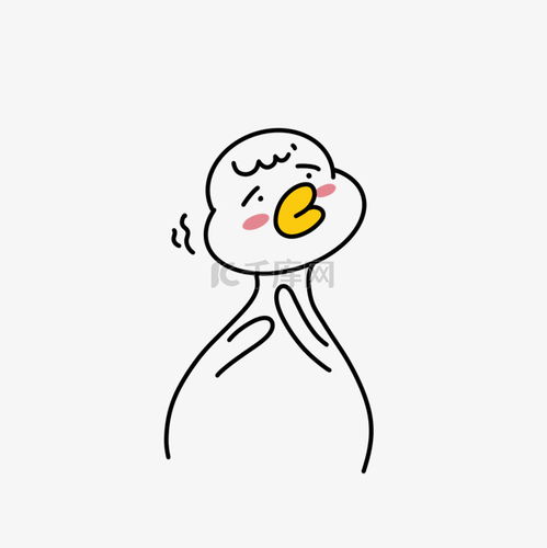 鹅担心鸭表情包素材图片免费下载千库网