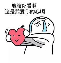 给你我的小心心表情包