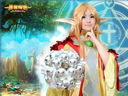 撑破屏幕勇者传说精灵cosplay壁纸