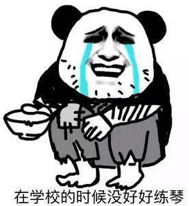 史上最全音乐生表情包,学乐器的人都看得懂