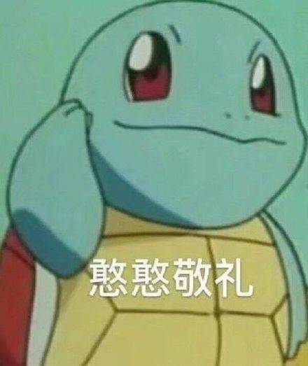 求求杰尼龟那个憨憨敬礼憨憨回礼表情包已找到
