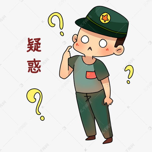 军人疑惑表情包素材图片免费下载千库网