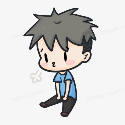 动漫男表情包很痛