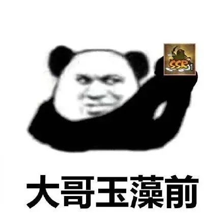 熊猫表情包爷看你的时候,眼里有光哦