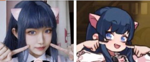 剑与远征低配cosplay,最后一组对比直接看笑喷了