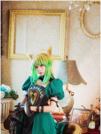 fate国服最萌宠阿塔兰忒cos,楚楚动人古灵精怪,网友糟糕