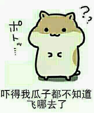 表情仓鼠抱瓜子可爱萌表情包聊天专用