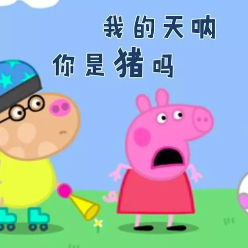 小猪佩奇表情包高清猪精女孩