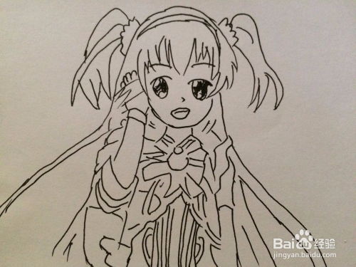 巴啦啦小魔仙中的凌美雪画法
