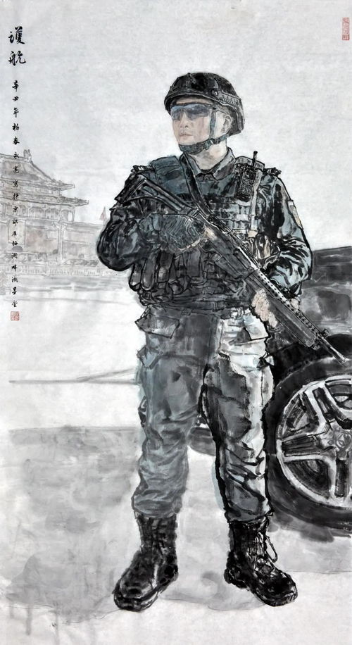 永远跟党走丹青颂忠诚全国公安美协百人百作献礼建党百年一