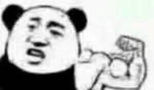 熊猫头表情包我是个网红,回复你怕炒作