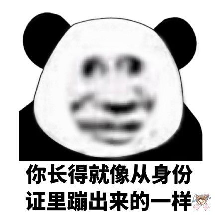 熊猫头表情别说了,咱俩不适合
