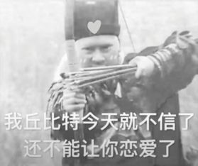 抖音我丘比特今天就不信不能让你谈恋爱了原图