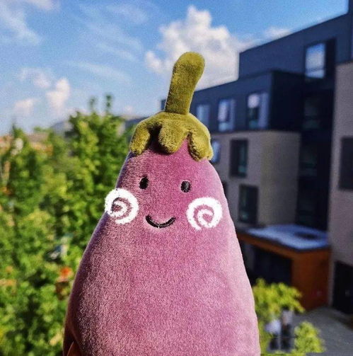 最近很火的jellycat沙雕紫茄子,超全表情包来啦