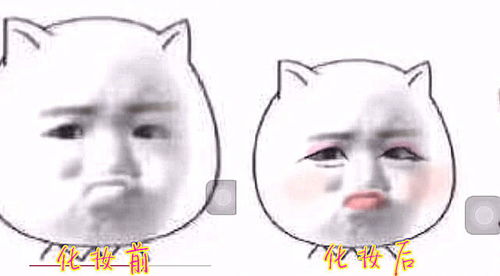 表情当表情包化妆后是啥体验化妆前哥哥你好丑,后小姐姐恋爱吗表情