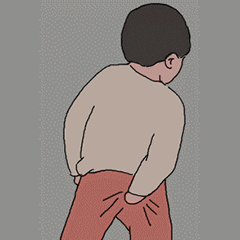 表情挠屁股全套动态表情包