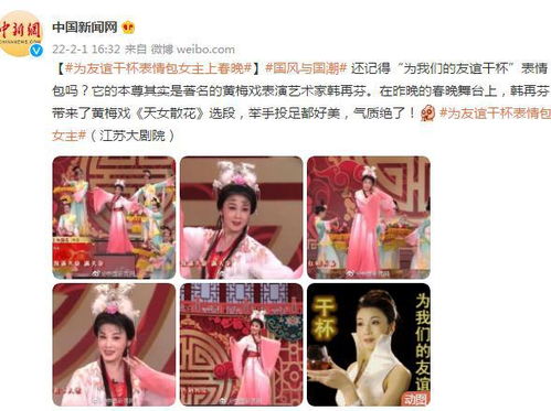为友谊干杯表情包女主上春晚