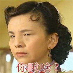 雪姨小眼撕逼表情包搞怪表情包你有本事开门啊