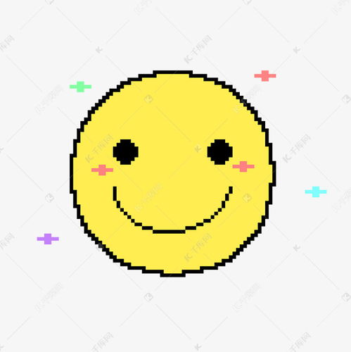 像素风笑脸可爱表情包创意素材图片免费下载千库网