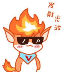 抗疫表情包来啦和火神小精灵一起为武汉加油