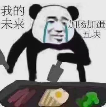 表情包手抓饼五块钱一份,帮我加肠加蛋