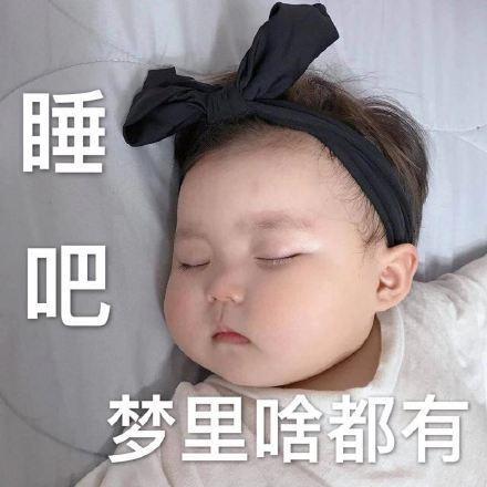 睡睡睡就知道睡表情包罗熙