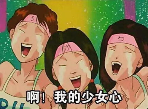 谁有一张几个二次元女生的表情包,上面的文字好像是我的少女心啊还是我的姨母心啊,