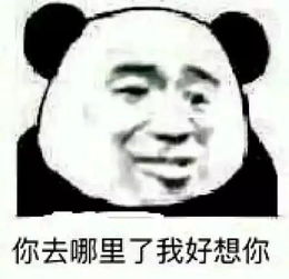好想你表情包图集熊猫