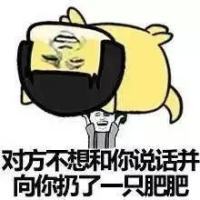 向你扔了一只狗终极版斗图文字表情包对方不想和你说话
