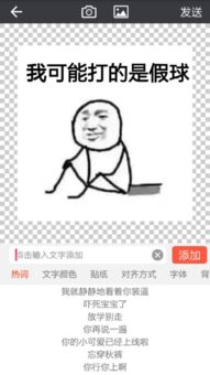 帮忙做一个我可能打的是假球表情包