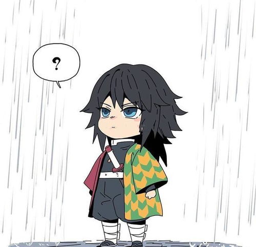 鬼灭之刃角色与下雨天,蛇柱和恋柱秀恩爱,富冈义勇被讨厌了