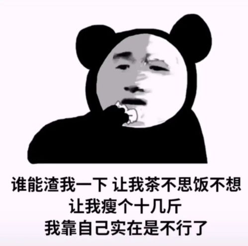 微信沙雕表情包谁能渣我一下,让我瘦个十几斤

