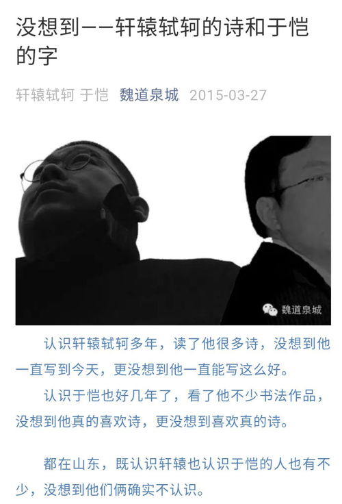 表情于恺书法和轩辕轼轲诗歌马路表情