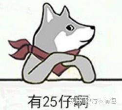 有没有类似这张狗子的表情包
