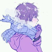 带围巾的动漫男生头像帅气冷漠