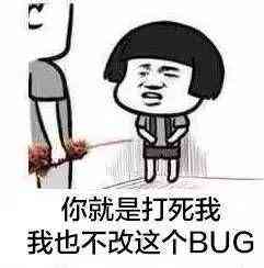 程序员你就是打死我,我也不改这个bug