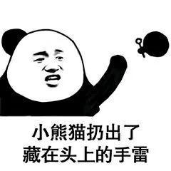 表情包小熊猫整理了一下新发型