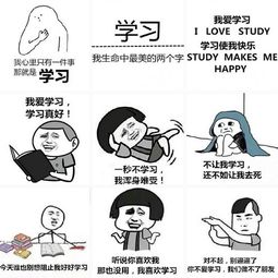 我爱学习学习使我快乐表情包新学期计划表情包下载高清版腾牛下载