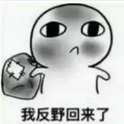 抖音我反野回来了表情图大全