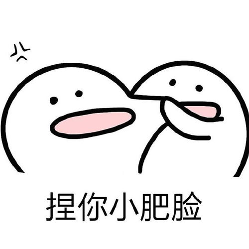 揪你小肥脸qq表情包