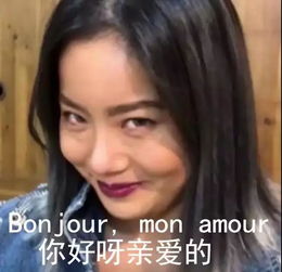 法亚在线法语菊姐法语表情包这,就是爱