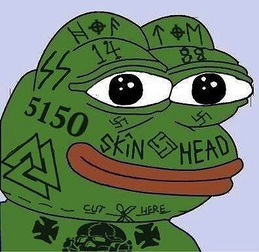 一只成为特朗普招牌的绿青蛙